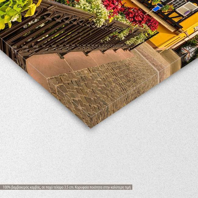 Old town of Colmar, France, πίνακας σε καμβά, λεπτομέρεια