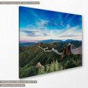 Canvas print Great wall, Sunrise at the Great Wall of China, side