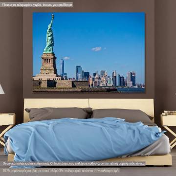 Πίνακας σε καμβά Νέα Υόρκη, Statue of Liberty