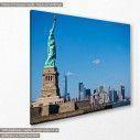 Canvas printNew York, Statue of Liberty, side