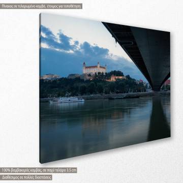 Canvas print View of Bratislava castle and old town 2