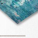 Canvas print Blue abstract, panoramic, detail