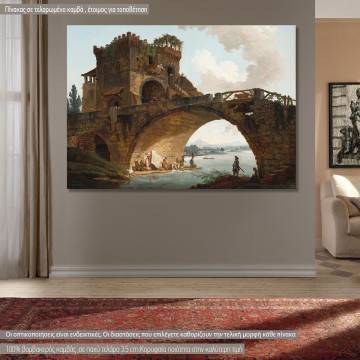 Πίνακας ζωγραφικής The Ponte Salario, Robert H., αντίγραφο σε καμβά