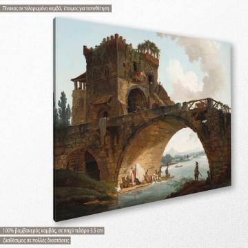 Πίνακας ζωγραφικής The Ponte Salario, Robert H., αντίγραφο σε καμβά 2