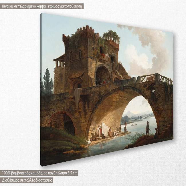 Canvas print The Ponte Salario, Robert H., side