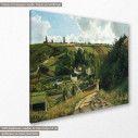 Canvas print Jalais Hill, Pontoise, Pissarro C, side