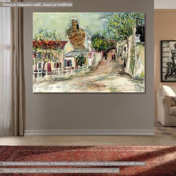 Canvas print Le lapin Agile, Utrillo M.