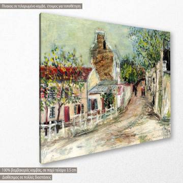 Canvas print Le lapin Agile Utrillo M. Framed canvas View 1 2