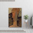 Canvas print Lola de Valence, Modigliani Amedeo
