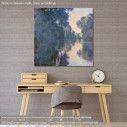 Canvas print Morning on the Seine, Monet