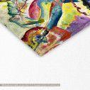 Canvas print Painting with red spot, Kandinsky W., detail