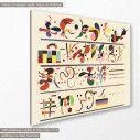 Canvas print Point and line to plane, Kandinsky W., side