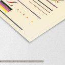 Canvas print Point and line to plane, Kandinsky W., detail