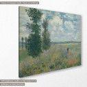 Canvas print Poppy fields near Argenteuil, Monet, side
