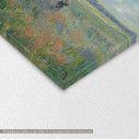 Canvas print Poppy fields near Argenteuil, Monet, detail