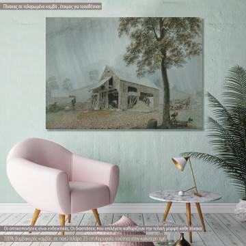 Πίνακας ζωγραφικής Rainstorm, Harvey G., αντίγραφο σε καμβά