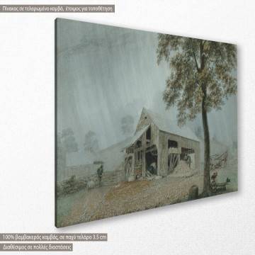 Πίνακας ζωγραφικής Rainstorm, Harvey G., αντίγραφο σε καμβά 2