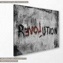Canvas print R.love.ution, side