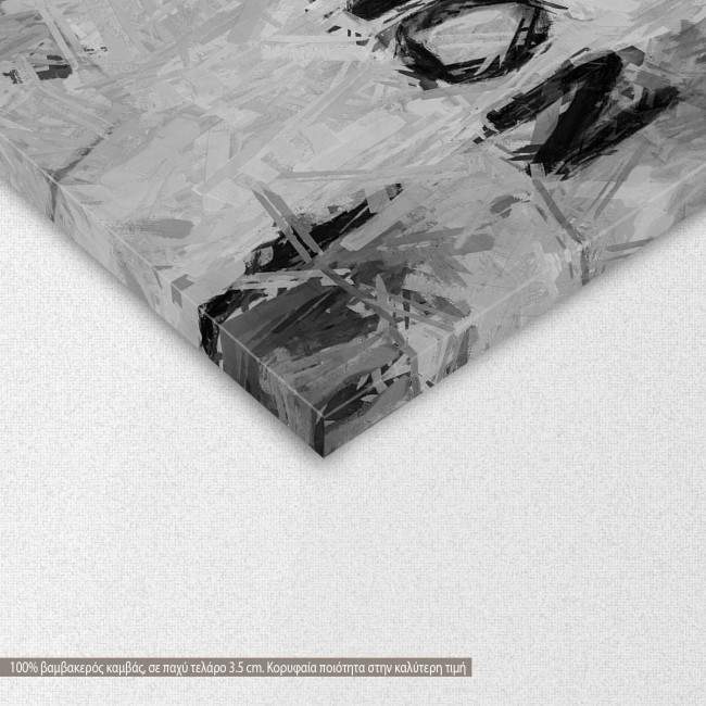 Canvas print R.love.ution, detail