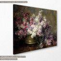 Canvas print Schale mit blumen, Egner M., side
