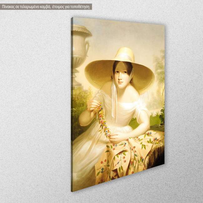 Canvas print Spring, Thompson C. G., side