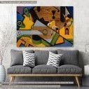 Canvas print Still life with a guitar, Gris J.