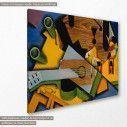 Canvas print Still life with a guitar, Gris J., side