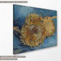 Πίνακας ζωγραφικής Sunflowers art ΙΙI, van Gogh Vincent, αντίγραφο σε καμβά, κοντινό