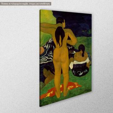 Canvas print Tahitian women bathing Gauguin P. View 1 2