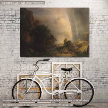  Canvas print The Aegean sea, Church F. E.