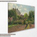Canvas print The artist's garden at Eragny, Pissarro C, side