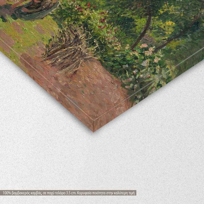 Πίνακας ζωγραφικής The artist's garden at Eragny, Pissarro C, αντίγραφο σε καμβά