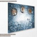 Kids canvas print The astronomer, side