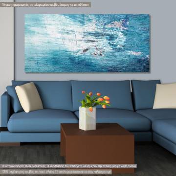 Canvas print Blue panorama, panoramic
