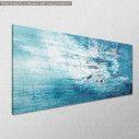 Canvas print Blue panorama, panoramic, side
