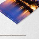 Canvas print London skyline sunset City Hall five panels, detail