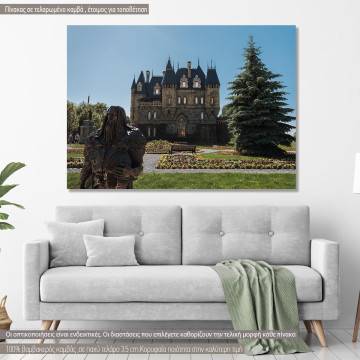 Canvas print Medieval castle in gothic style