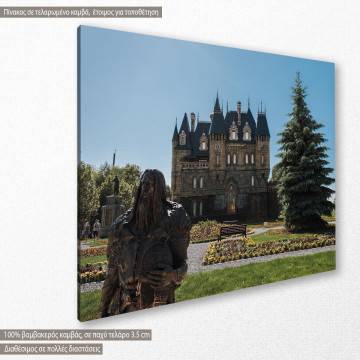 Canvas print Medieval castle in gothic style 2