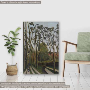 Πίνακας ζωγραφικής The Banks of the Bièvre, Rousseau, αντίγραφο σε καμβά