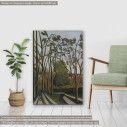 Canvas print The Banks of the Bièvre, Rousseau