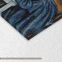 Canvas print The card players, Cezanne P., detail
