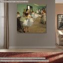 Canvas print The dance class I, by E. Degas, reproduction