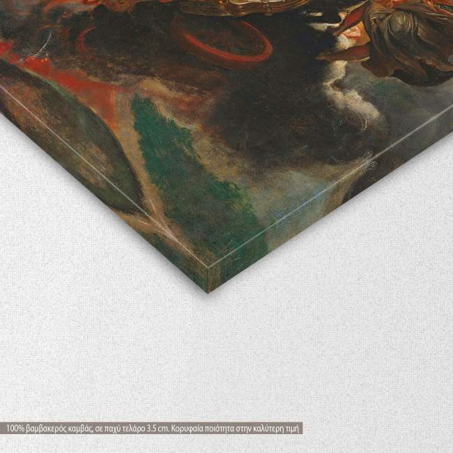 Canvas print The fall of Phaeton, Rubens P. P., detail