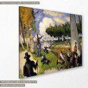 Canvas print The fishermen, Cezanne P., side