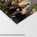 Canvas print The fishermen, Cezanne P., detail