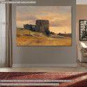 Canvas print The tomb of Cecaelia Metella, Fleury L. F. A.