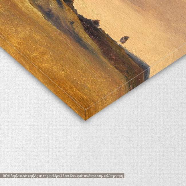 Canvas print The tomb of Cecaelia Metella, Fleury L. F. A., detail