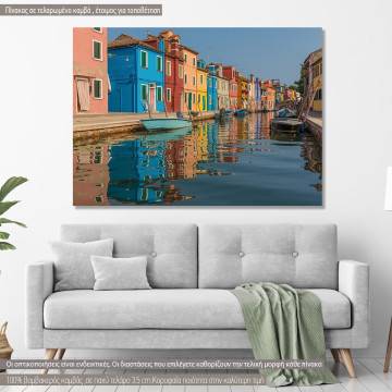 Canvas print Venice, Burano, Italy