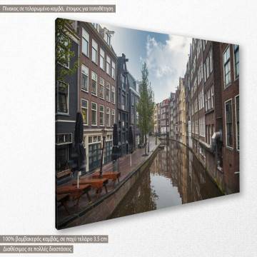 Canvas print   Traditional old buildings in Amsterdam 2