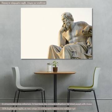 Canvas print Socrates